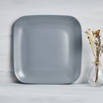 Abney & Croft Square Grey 10.5" Dinner Plate